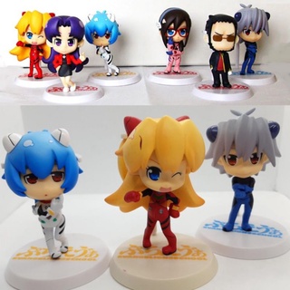 (แท้/มือ1,2ไม่มีกล่อง) BANPRESTO PETIT Eva Evangelion @ School chibi figure Mari REI ASUKA SHINJI