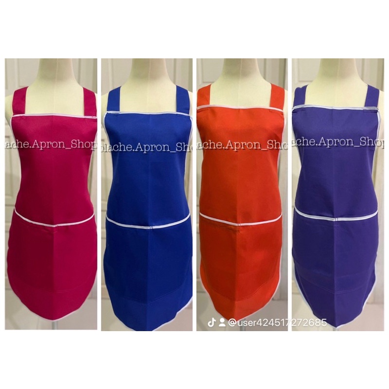 ผ้ากันเปื้อน 2 กระเป๋า 1 ซิป - รูปที่ 2