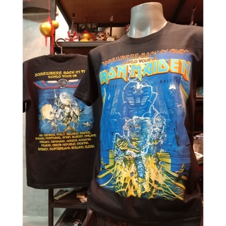 #เสื้อยืดคอกลม#IR077 เสื้อยืดวงร็อค IRON MAIDEN ไอรอน เมเดน เสื้อวง เสื้อยืดไอรอนเมเดน เสื้อวินเทจS-4XL