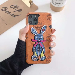 OPPO RENO4 3 2F A12 A5 A9 200 F11 A3S Brand Mc Dream Rabbit Embroidered Phone Case