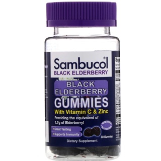 Sambucol, Sambucol, Black Elderberry, 30 Gummies