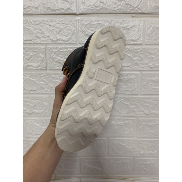รองเท้าหนัง หุ้มข้อ ทรงวิง สีดำ (size37-47) วิงดำ มีแบบหัวใส่เหล็กด้วยน้า