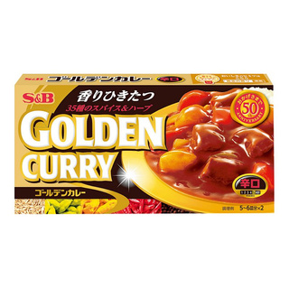 ✨  สุดว๊าว  ✨ เอสแอนด์บี เครื่องแกงกะหรี่ รสเผ็ด 198 กรัม S&amp;B Golden Curry Sauce Hot 198 g