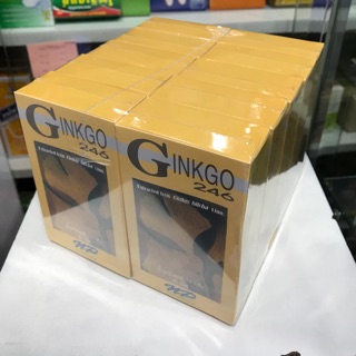 Ginkgo 246 ขายยกแพ็ค แปะก๊วย (10กล่อง) ช่วยเรื่องความจำ