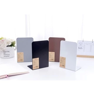 SKY ฉากกั้นหนังสือ ที่กั้นหนังสือ ชั้นวางหนังสือ 1คู่ 2ชิ้น 13.5x10x19 cm ที่คั่นหนังสือ ที่กั้นหนังสือโลหะ