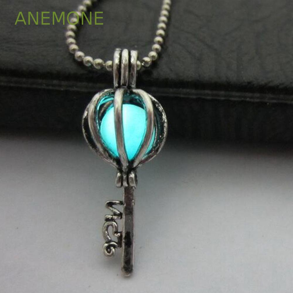Chic Silver Color Tone Blue Turquoise Eye Bird Owl Pendant Necklace Jewelry Gift