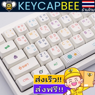 Neon Keycap Set ภาษาไทย / คีย์แคป / 147 PBT Profile XDA / 🇹🇭 ร้านไทย พร้อมส่ง 🔥ส่งฟรี!