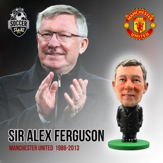 โมเดลนักฟุตบอล SoccerStarz ลิขสิทธิ์แท้จากสโมสร Manchester United - Sir Alex Ferguson