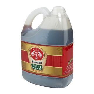 น้ำมันงา ตราช้างคู่ ขนาด 4ลิตร SESAME OIL น้ำมัน น้ำมันพืช 4000ML $L