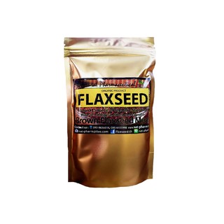 เมล็ดแฟลกซ์ (สีน้ำตาล) อบ บดผง 100 กรัม Brown Flaxseed Meal แฟลกซ์ซีด (ผลิตใหม่ตามออร์เดอร์ )