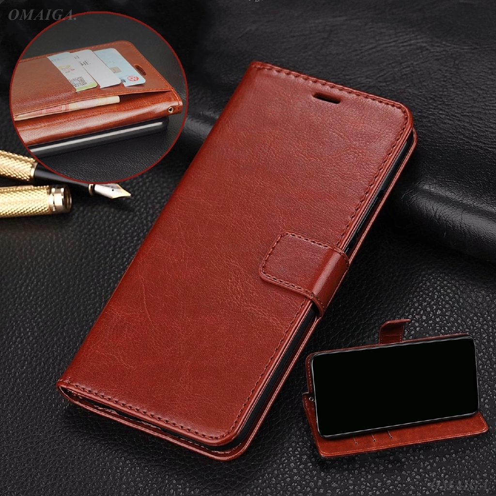 Aเคส Samsung Note 3 4 5 8 S5 S6 S7 A9 C9 Pro Flip Case เคสฝาพับ Wallet Leather เคสหนัง zAjy