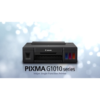 CANON ปริ้นเตอร์ อิงค์เจ็ท รุ่น Pixma G1010ความละเอียดขาวดำ : 4800x1200พิกเซล • ความเร็วในการพิมพ์ : 8.8 แผ่นต่อนาที