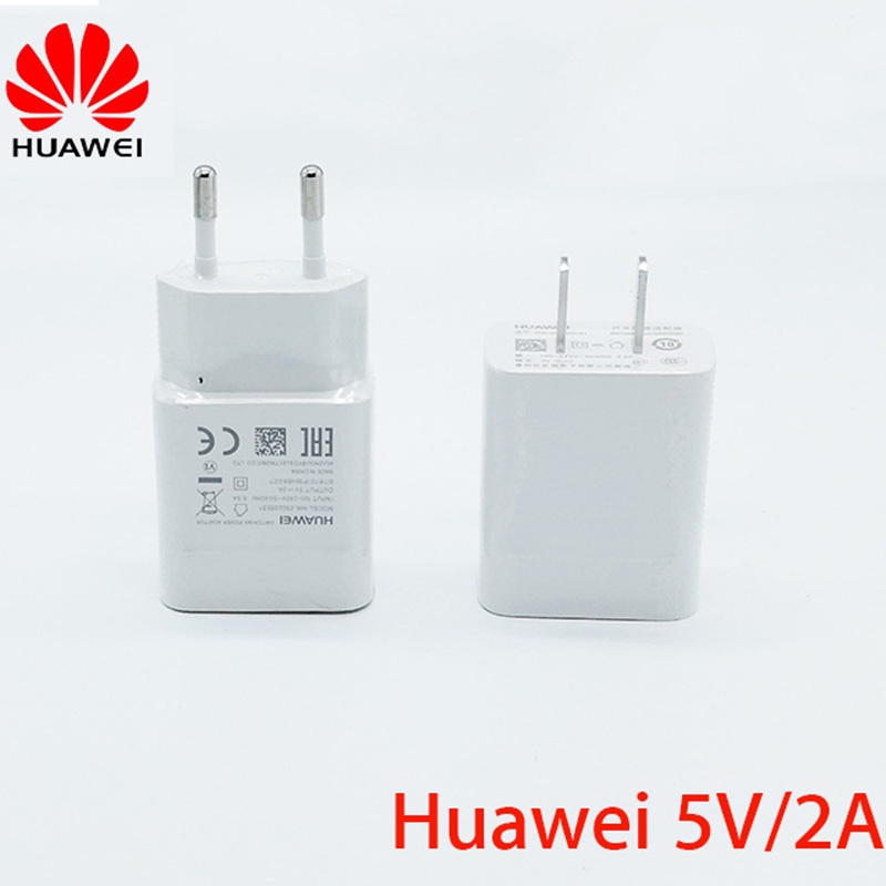Original Huawei Charger 5V 2A สําหรับ Huawei P9 lite P8 p สมาร์ท Y9 2019 8A MediaPad T2 T3 M2 M3 สาย micro usb อะแดปเตอร์