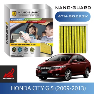 กรองแอร์ (ARCTIC NANO-GUARD ATN-80292K Honda City G5 (2009-2013) และ Honda City G6 (2014-2021)