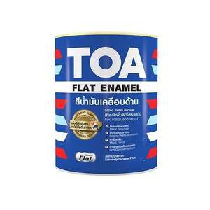 สีเคลือบด้าน TOA ทีโอเอ กลิปตั้น  #F888 สีดำด้าน