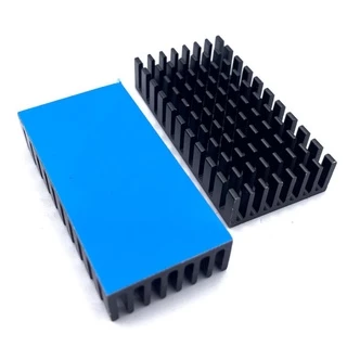 (พร้อมส่งจากไทย) Aluminum heat sink ฮีตซิ้ง ระบายความร้อน พร้อมกาว 3M ขนาด 50x25x10mm,40x40x11mm
