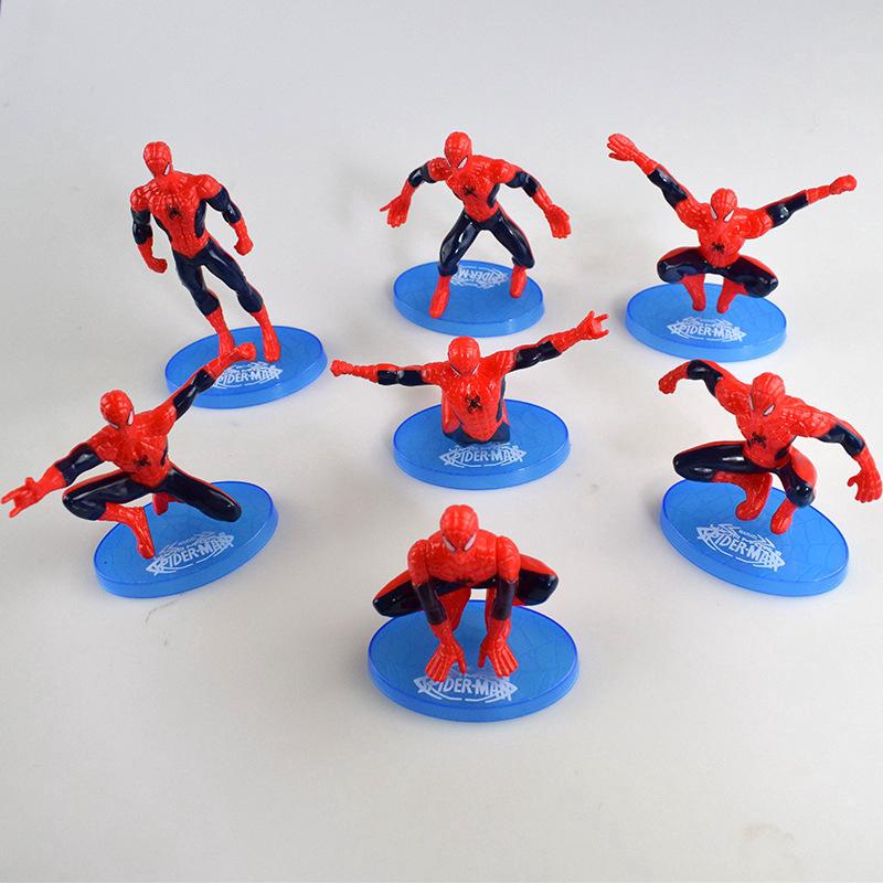 ฟิกเกอร์ Spider-Man Marvel Super Hero 7 ชิ้น