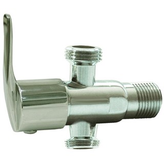 สต๊อปวาล์ว 2ทาง MEIN PV250 สีโครม วาล์วและสต๊อปวาล์ว ก๊อกน้ำ ห้องน้ำ TWO WAY STOP VALVE MEIN PV250 CHROME