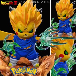 Figure Magic x Joker Studio Pokemon Pikachu โปเกมอน พิกะจู Dragonball Cosplay Majin Vegeta ดราก้อนบอล มาจิน เบจิต้า 1/6