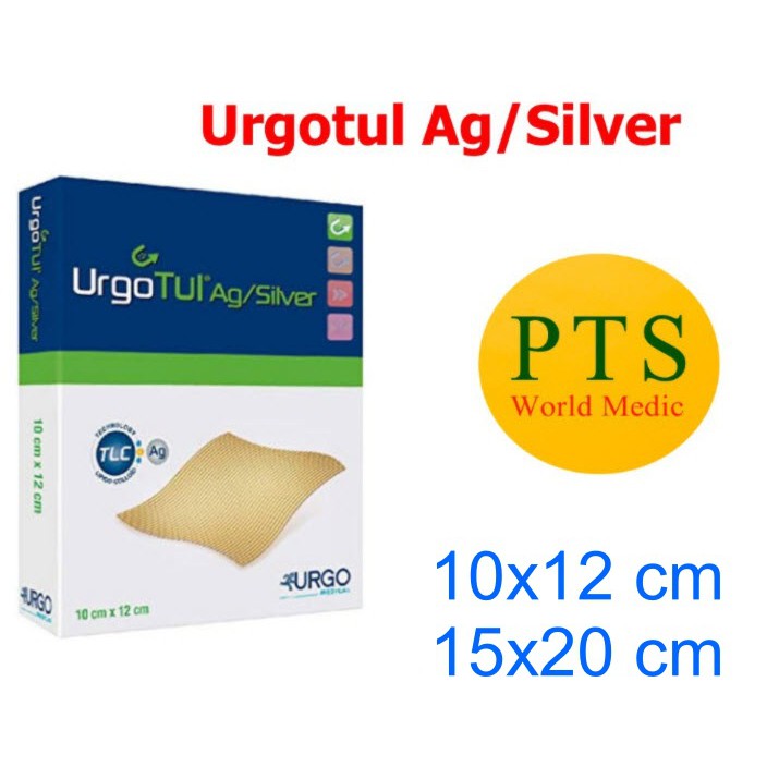 UrgoTul Ag/Silver (ซองเขียว) แผ่นตาข่ายมี Ag (1 แผ่น)