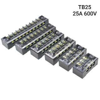 เทอร์มินอล TB 25 600V 3-12 ช่อง มีให้เลือก 5 ขนาด