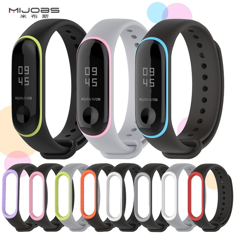 สายนาฬิกา Mi Band 3/Mi Band 4 MIJOBS ของแท้!