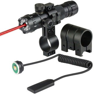 red dot เลเซอร์ติดปืนยาวของแท้ laser scope ปรับใน สีแดง (สินค้าเกรดสูง รับประกันคุณภาพค่ะ)ชุดเลเซอร์อินฟราเรดสีแดงและสีเ