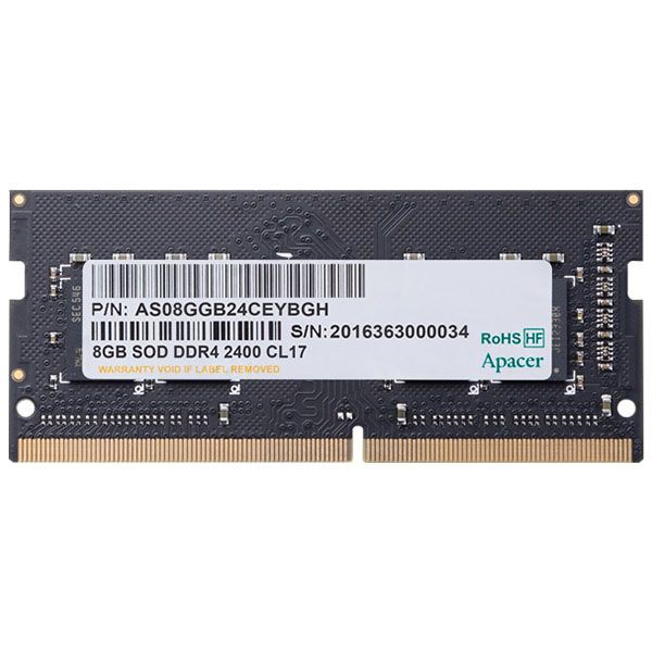 RAM APACER 8GB/2400 SO-DIMM DDR4 #แรมโน๊ตบุ๊ค