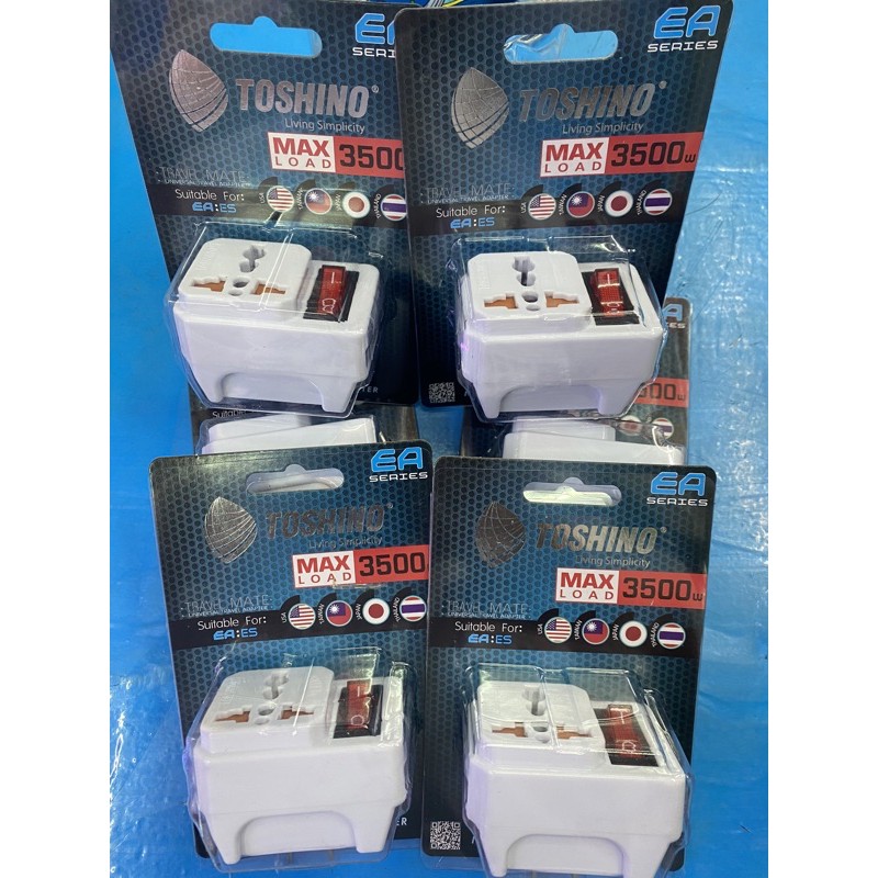 TOSHINO ปลั๊กแปลงขามีสวิตช์3500Wรุ่นEA-ES