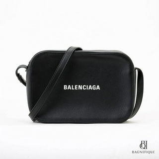 BALENCIAGA CAMERA BLACK BALENCIAGA LOGO CALF SHW