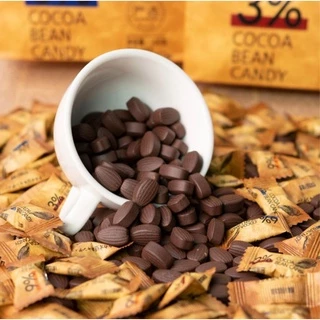 ลูกอมโกโก้อัดเม็ด (100กรัม/100เม็ด ) cocoa bean candy