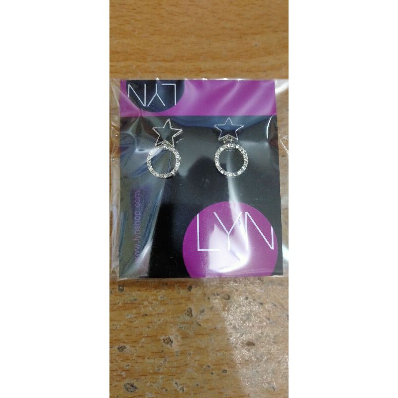 ต่างหู LYN แท้ ไม่ลอก ไม่ดำ ไม่แพ้ * SALE * 10คู่แถม 1คู่จ้า