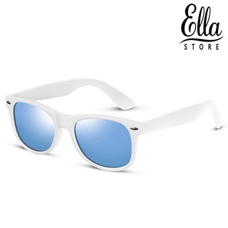 Ellastore123 แว่นตากันแดด ป้องกันรังสียูวี สะท้อนแสง หลากสี สําหรับเดินทาง