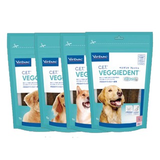 Virbac C.E.T. Veggiedent FR3SH ขนมขัดฟันสำหรับสุนัข SIZE XS,S,M,L