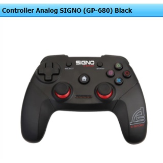 จอยเกมส์ JOY Analog GP-680 USB 2.0 / Vibration Controller Analog SIGNO (GP-680) Black