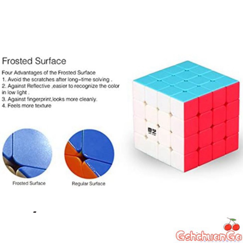 GC QIYI Creative 4x4 X 4 Magic Rubiks Cube