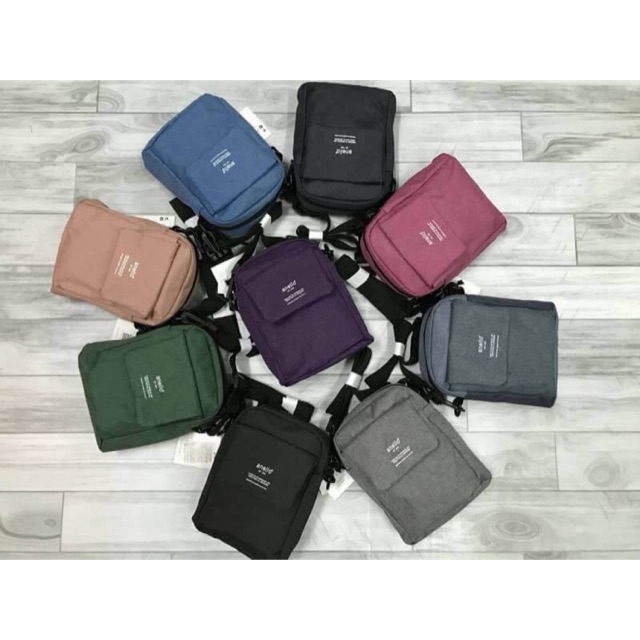 💕แท้ 💯💯💯💯 Anello Travel Square Mini Shoulder Bag