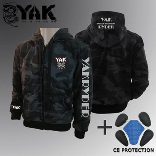 เสื้อฮู้ดลายพราง YAKryder