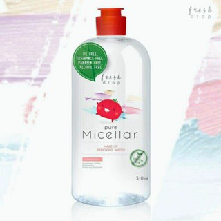 ของแท้/พร้อมส่ง Fresh Drop Pure Micellar Makeup Removing Water Hydrating Formula 510ml. เฟรช ดรอป น้ำแร่เช็ดเครื่องสำอาง