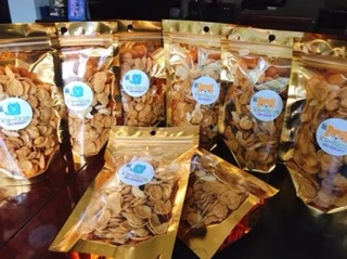 ✅ 4ถุง100 ✅เพิ่มปริมาณ 60g.คาราเมล คอนเฟลก Caramel cornflakes