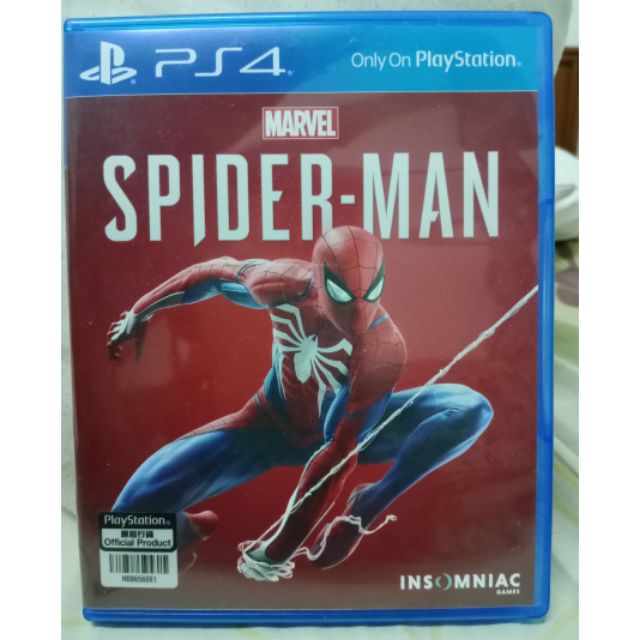 แผ่นเกมส์​ Spider-Man PS4 มือสอง