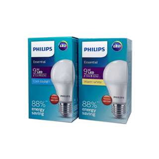 Philips หลอดไฟ ฟิลิปส์ Essential LED Bulb 9W E27