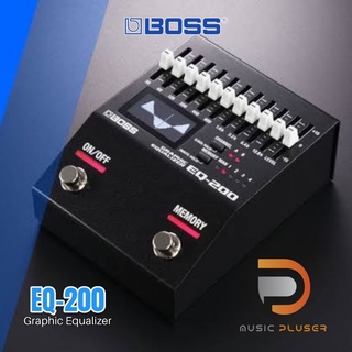 เอฟเฟคกีต้าร์ Boss EQ-200 Graphic Equalizer อีคิวสำหรับกีต้าร์และเบส ปรับย่านความถี่อิสระ 2in 2out พร้อม USB ใช่ถ่านได้