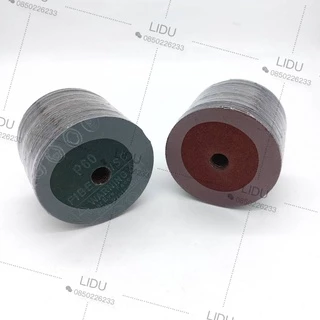กระดาษทรายกลม 4 นิ้ว มีรู 10แผ่น Sand Disc กระดาษทรายกลมีรู