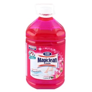 น้ำยาทำความสะอาดพื้น MAGICLEAN 5,200ml LILY BOUQUET . LIQUID CLEANING GENERAL SURFACE MAGICLEAN 5,200ml LILY BOUQUET