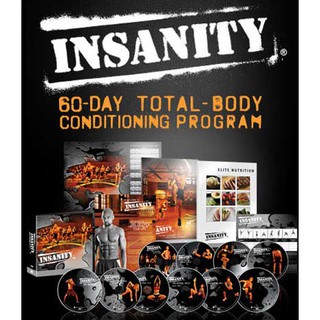 Beachbody การออกกำลังกาย INSANITY 60 วัน traning DVD set