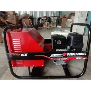 🔥โค้ดINC3LEL3ลด30฿เครื่องปั่นไฟ เบนซิน 2300 Watt เชื่อมได้ 155 A Welder 155 / HONDA GX270