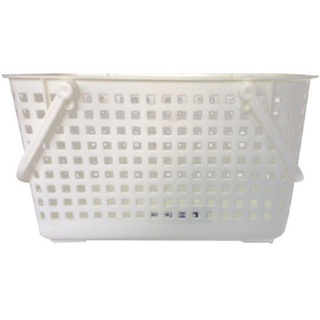 ✨Sale✨ ตะกร้าผ้าเหลี่ยมหูหิ้ว G-WARE 2545 ขาว CLOTH BASKET SQUARE G-WARE 2545 WHITE ตะกร้าผ้า