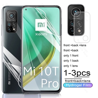 Mi 10t pro ฟิล์มกันรอยหน้าจอ นิ่ม สําหรับ xiaomi mi 10t pro เคสเลนส์กระจก ไฮโดรเจล xiomi 10t mi10 t pro mi10tpro mi10t lite