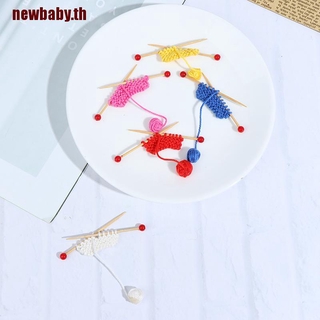 【Newbaby】ชุดเข็มถักไหมพรมจิ๋ว 1:12 สําหรับบ้านตุ๊กตา